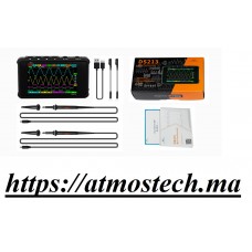 Oscilloscope portable MINIWARE DS213, mini-oscilloscope portable, batterie rechargeable intégrée, 4 canaux, bande passante de 15 MHz