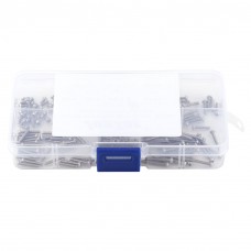Kit d'assortiment de 230 écrous et boulons M2 en acier inoxydable SS304, vis à tête cylindrique à six pans creux