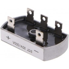 Boîtier de diode triphasé en aluminium 50 A 1 200 V, pont redresseur, SQL50A Mo