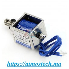 JF-0826B Électroaimant électronique à courant continu 12 V/2 A à cadre ouvert, type push-pull 10 mm, pour distributeurs automatiques de textiles Mayitr JF-0826B Électroaimant électronique à courant continu 12 V/2 A à cadre ouvert, type push-pull 10 mm, pour distributeurs automatiques de textiles Mayitr