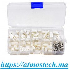 Kit de connecteurs de fils JST XH2.54 2p 3p 4p 5 broches au pas de 2,54 mm, boîtier/adaptateur, kits XH, 230 pièces