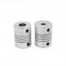 8×5 Aluminum Flexible Coupler  5mm Shafto accouplement