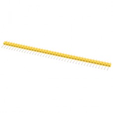 PIN HEADER 2,54MM 40P Jaune / Broches mâles droites à 40 broches