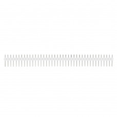 PIN HEADER 2,54MM 40P blanc / Broches mâles droites à 40 broches