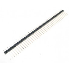 PIN HEADER 2,54MM 40P Noir / Broches mâles droites à 40 broches