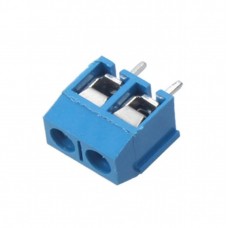 Bornier à Vis KF301 2P 5 mm – Connecteur PCB - Bleu
