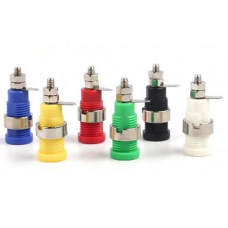 Fiche banane prise jack femelle de 4mm, 1 kV et 32 A