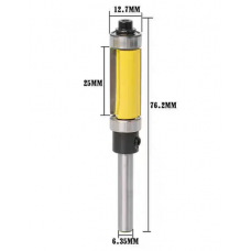 Fraise à affleurer avec roulements supérieur et inférieur