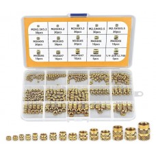 kit Écrous moletés à insert fileté , bague cuivre