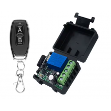 Commutateur de télécommande sans fil 433 MHz – Module récepteur relais 1 canal DC 12V avec télécommande RF