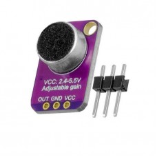 Module Amplificateur Microphone Électret MAX4466 à Gain Réglable