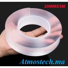 Ruban adhésif Double Face Super résistant 20MMX5M Epaisseur 1mm