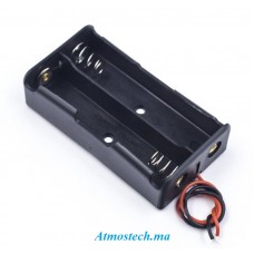 Support 2 batteries 18650 sans couvercle
