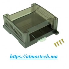 Panneau de boîte de commande industriel PLC, rail Din, projet de foudre, coque PCB électronique bricolage, 95x90x40mm
