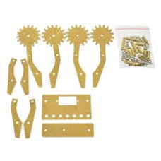 Kit de bras manipulateur robotique en acrylique à monter soi-même (servo non inclus)