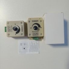 Variateur PWM 12V 24V 8A Pour Led Réglage Manuel Rotatif Dimmer Intensité Lumineuse 