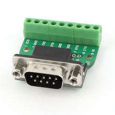 Connecteur DB9 Mâle vers Embase à Broches à Vis