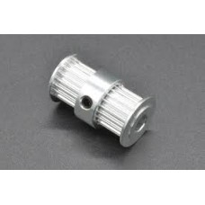 Poulie de courroie de distribution à double tête en aluminium uxcell GT2, 20 dents, alésage de 5 mm, pour imprimante 3D