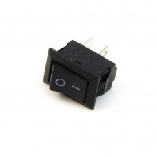 INTERRUPTEUR ON/OFF 20mm 2Pin 6A 250V noir