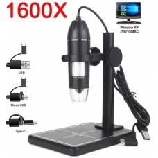 Microscope numérique USB, 50X-1600X avec support réglable