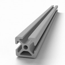 Profilé standard en aluminium noir 2020 d'une longueur de 1m	