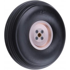 Pneu et roue en caoutchouc Hobbypark pour avion RC (4,5"/114 mm)