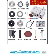 Mini scie circulaire à table pour travaux manuels S3, scie circulaire à table de précision portable, mini scie électrique de bureau